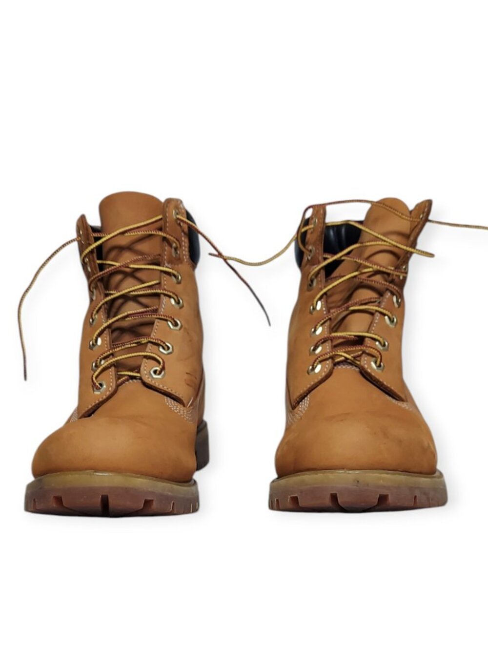 Timberland Mens 11.5 Premium 6-In Waterproof Boot Wheat Nubuck All Weather